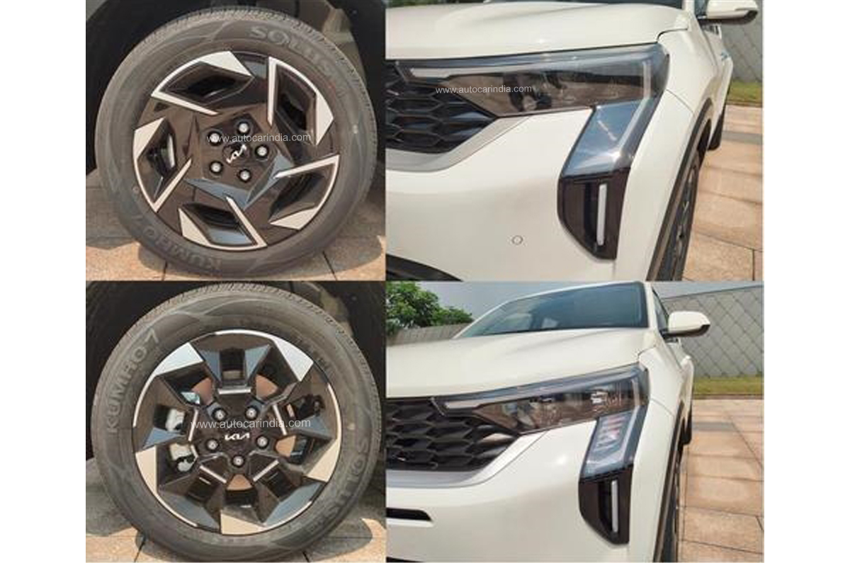 Kia Sonet facelift wheels 
